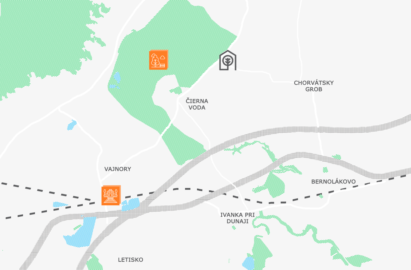 cierna voda byvam v novom mapa